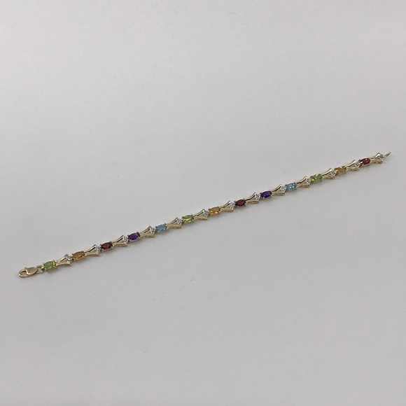 Gem & Diamond Bracelet - Picture 4 of 9